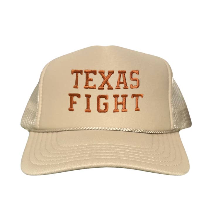 Last Stand Hats, LLC - Wholesale Baseball Cap - Unisex - Texas Longhorns Texas Fight Embroidered Hats / UT9154 / MM32