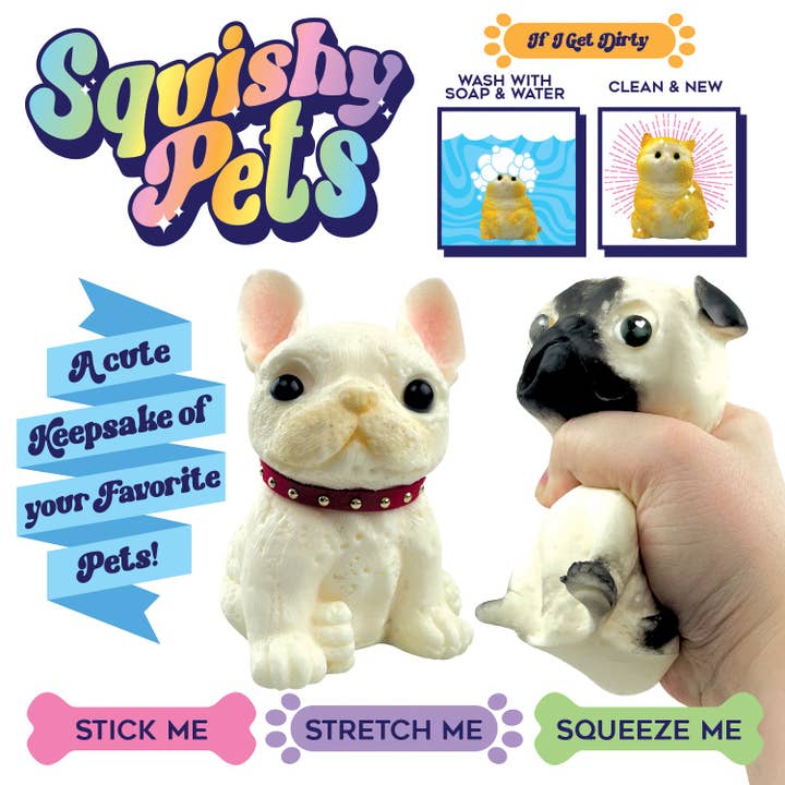 Novelty Brands - Wholesale Squishy Toy - Kids & Baby - So Much Fun! Squishy Pets Keepsake Assortment - 12/Display4