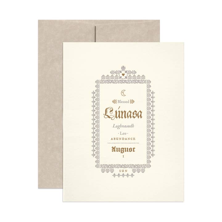 Lunasa Pagan Holiday Greeting Card for wholesale by Open Sea
