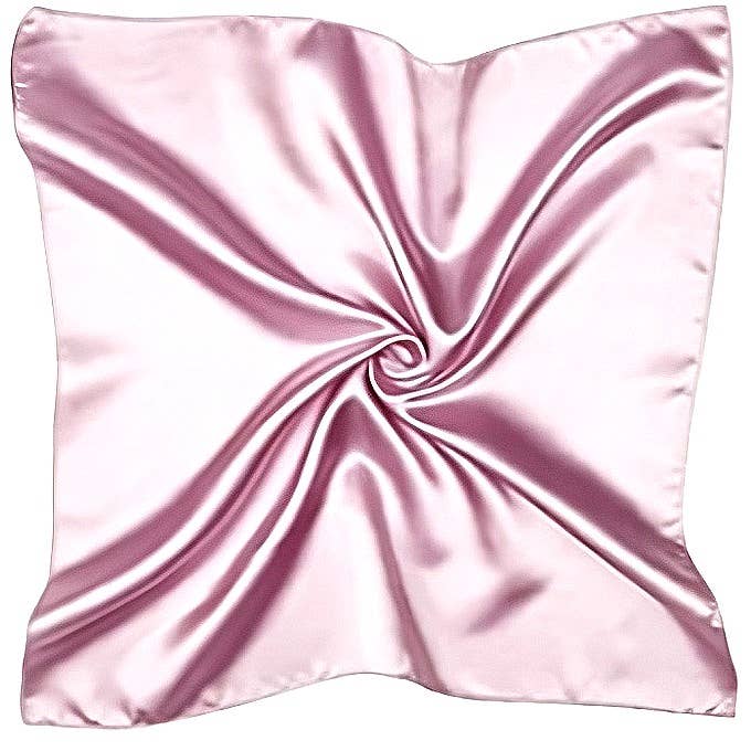 Diacly - Wholesale Scarf - Women's - Solid Color Silky Satin Square Scarf2