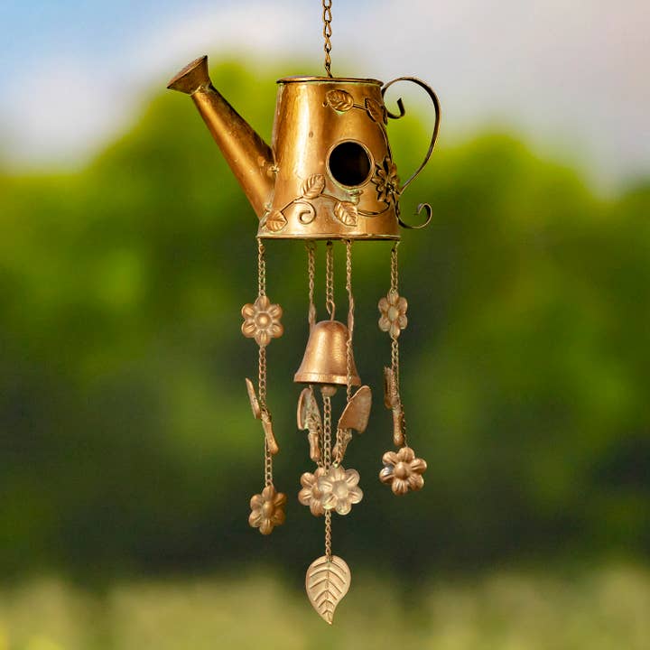 Zaer Ltd. International - Wholesale Wind Chime - Hanging Birdhouse Wind Chimes - 6 Assorted Styles