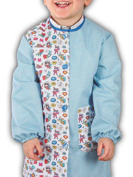 Children's open multiprint blouse 169 for wholesale by Confecciones J. Garcia