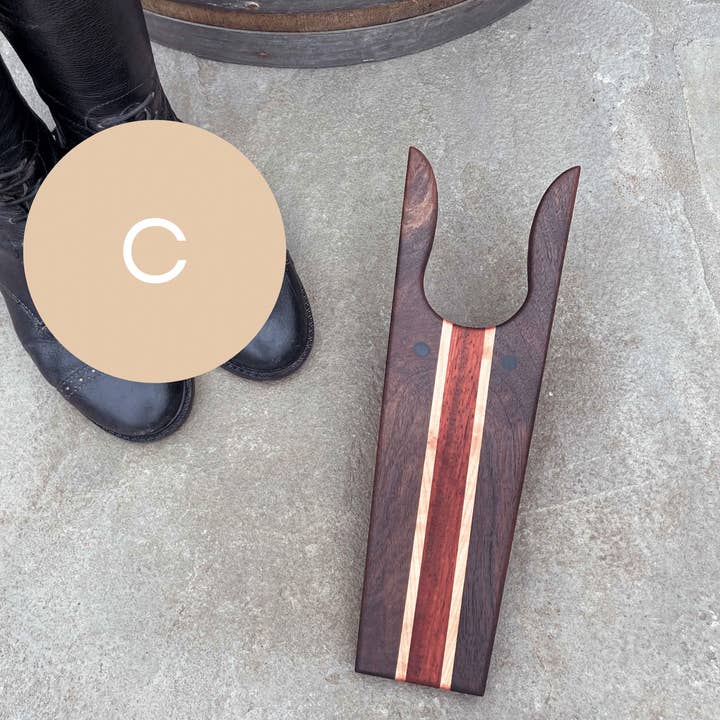 Honest Woodcraft – Großhandel Schuhanzieher – Unisex – Boot Jack Boot Pull für Pferd, Mädchen, Geschenk für Pferdeliebhaber3