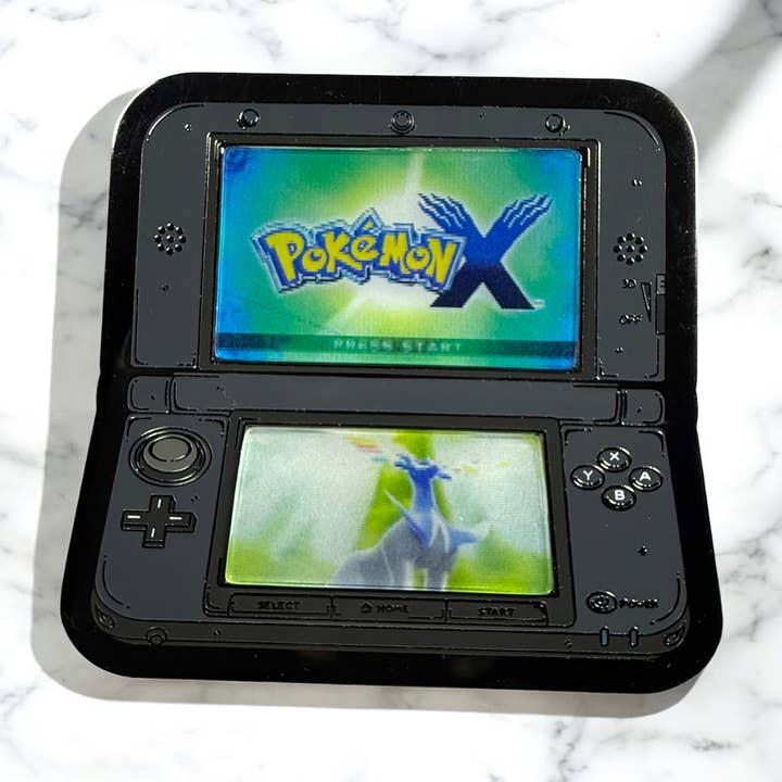 Pin lenticular 3DS de 2,5" Pokémon X para venta al por mayor de GoopyGoblins