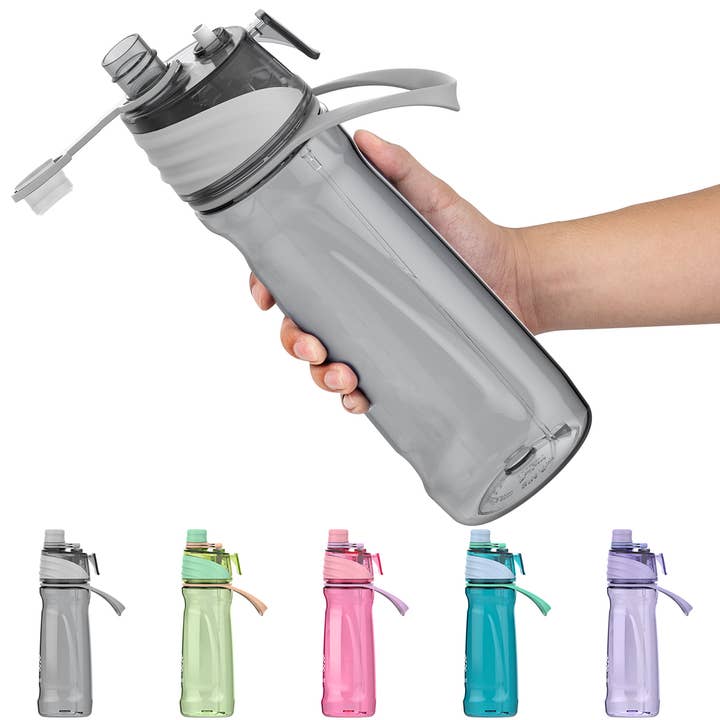 Bouteille d'eau de sport 2 en 1 Mist & Sip de 32 oz pour la vente par FJBottle
