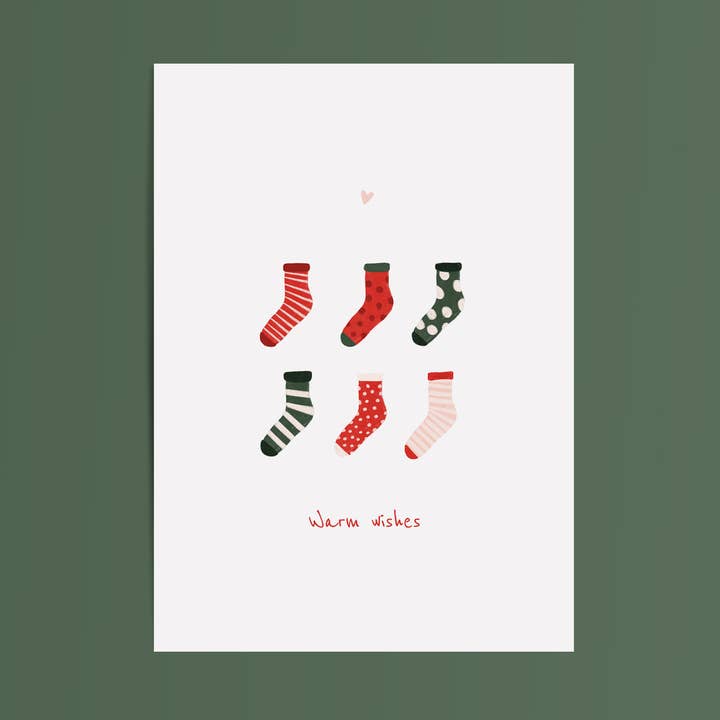 Calzini natalizi Card per la vendita all'ingrosso da parte di Studio Mies