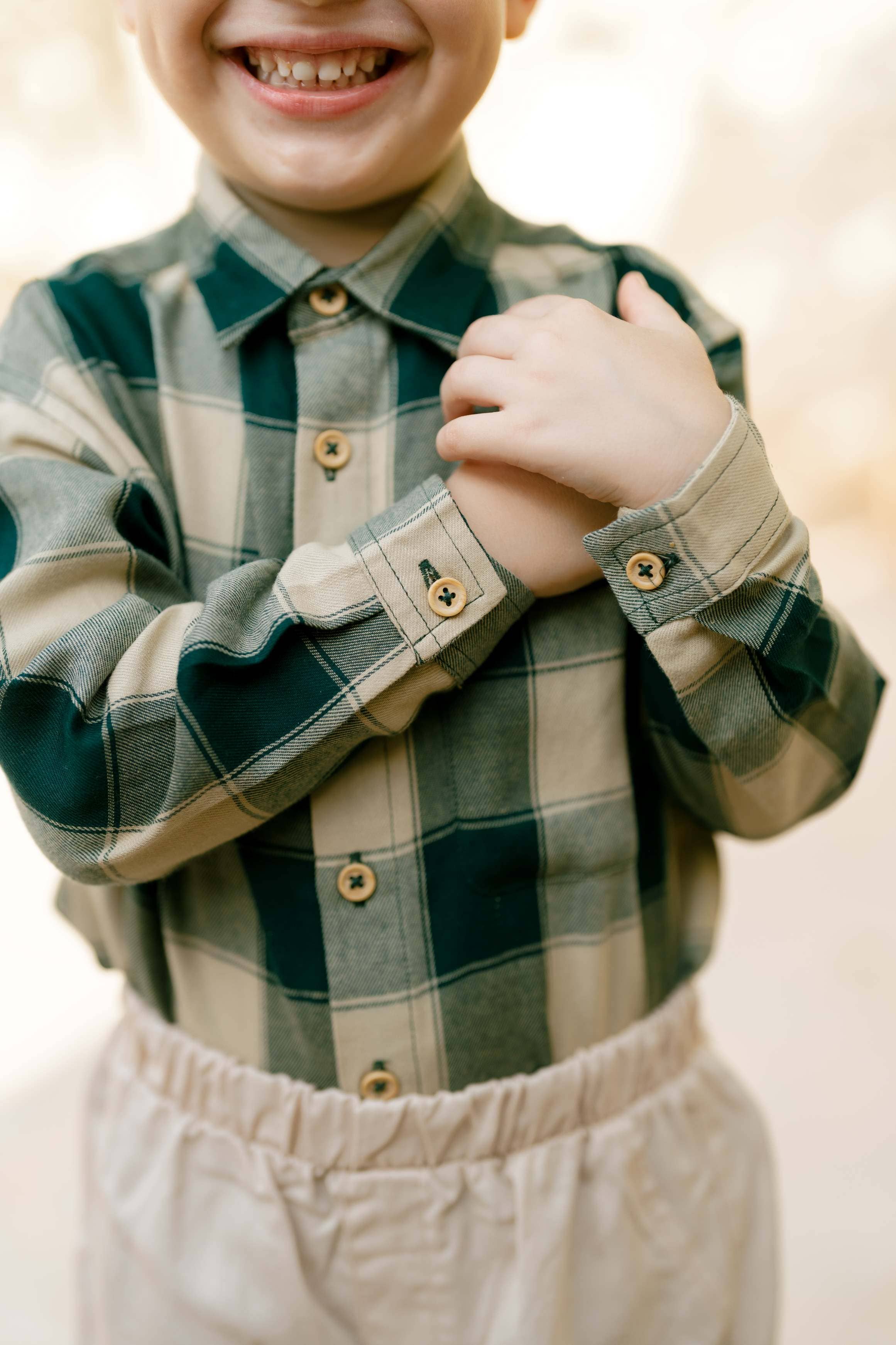 Kleine Tijntje - Wholesale Button Down Shirt - Kids - Flanel Shirt1