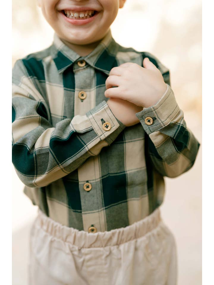 Kleine Tijntje - Wholesale Button Down Shirt - Kids - Flanel Shirt1