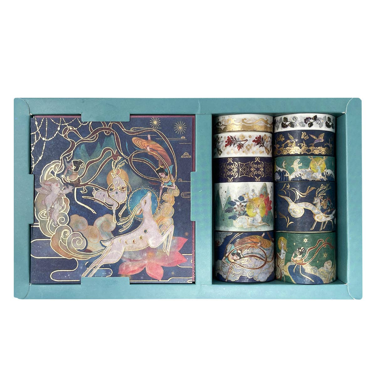 Wrapables.com - Wholesale Washi Tape - Wrapables Decorative Gold Foil Washi Tape and Sticker Set32