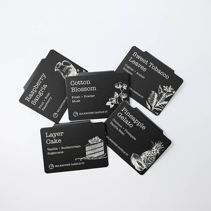 Milkhouse Candle Company - Wholesale Retailer Display Block - Candle Bar Scent Label Signs – A La Carte Label Signs13