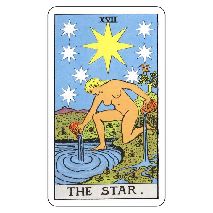 Tarot Sticker - The Star for wholesale by Most Amazing