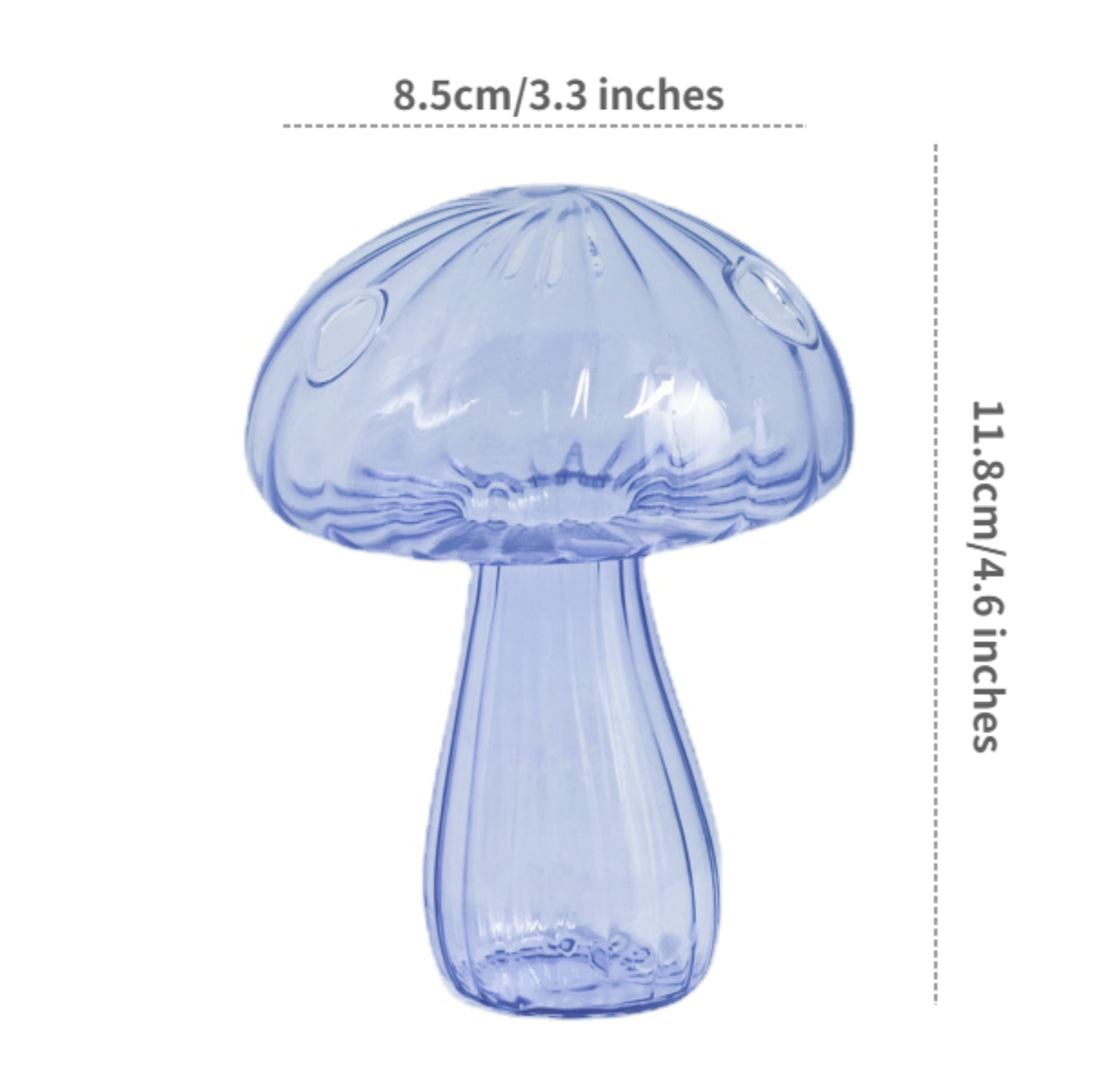 IVORE.GROUP (We cover All Import duty) – wholesale Vase – Mini Glass Mushroom Bud Vase4