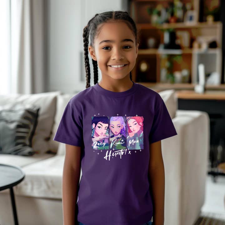Huntrix Kids Graphic T-shirt – Poster Shirt voor wholesale door The Detailed Diva