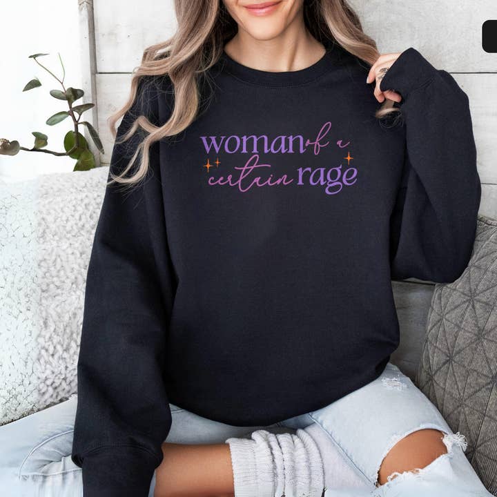 Sweatshirt « Femme forte d’une certaine rage » Justice Wear — Cadeau pour la vente par Vivtrek