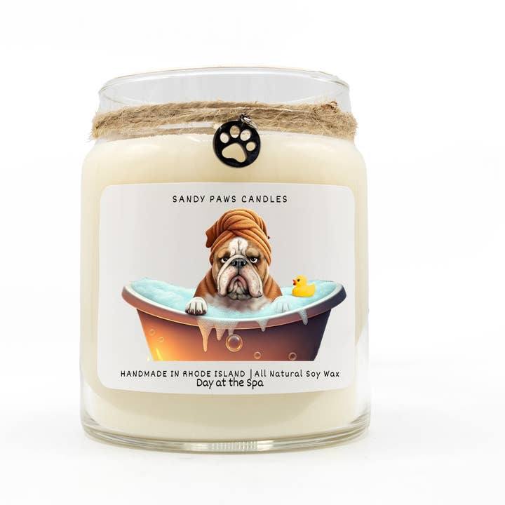 Sandy Paws Candles - Wholesale Jar/Filled Candle - Quirky Dogs - Soy Wax Candles3