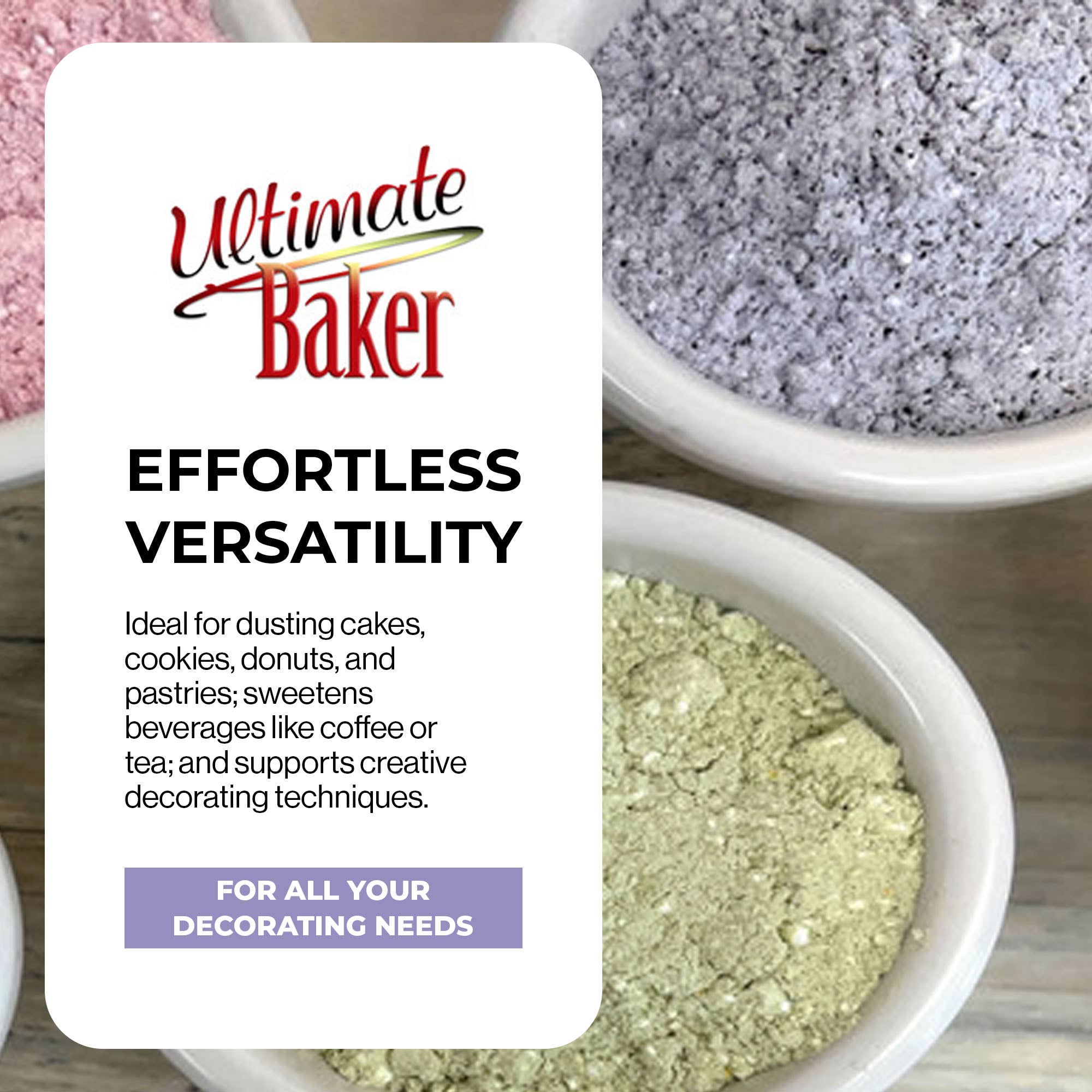 Ultimate Baker - Wholesale Sugar/Sweetener - Ultimate Baker Purple Powdered Sugar (1x1lb) 5