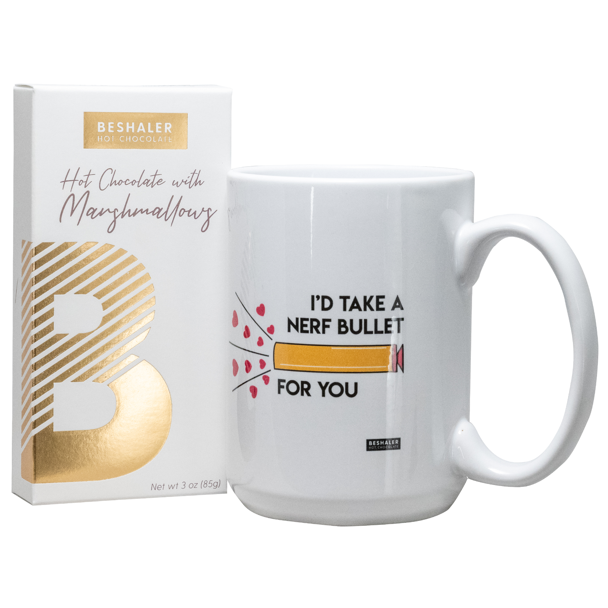 Beshaler Hot Chocolate – wholesale Coffee mug – Nerf Bullet Mug2