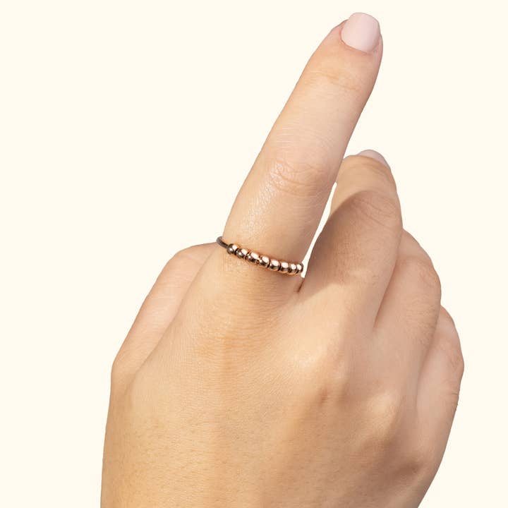 Lullie - Wholesale Band/Stacked Ring - Anxiety Ring - The Chill Slim+ Ring11