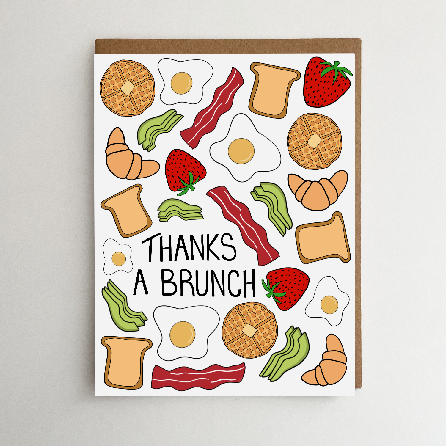 Smar Art - Wholesale Thank You Card - Thanks a Brunch | Thank you Card | Brunch Card0