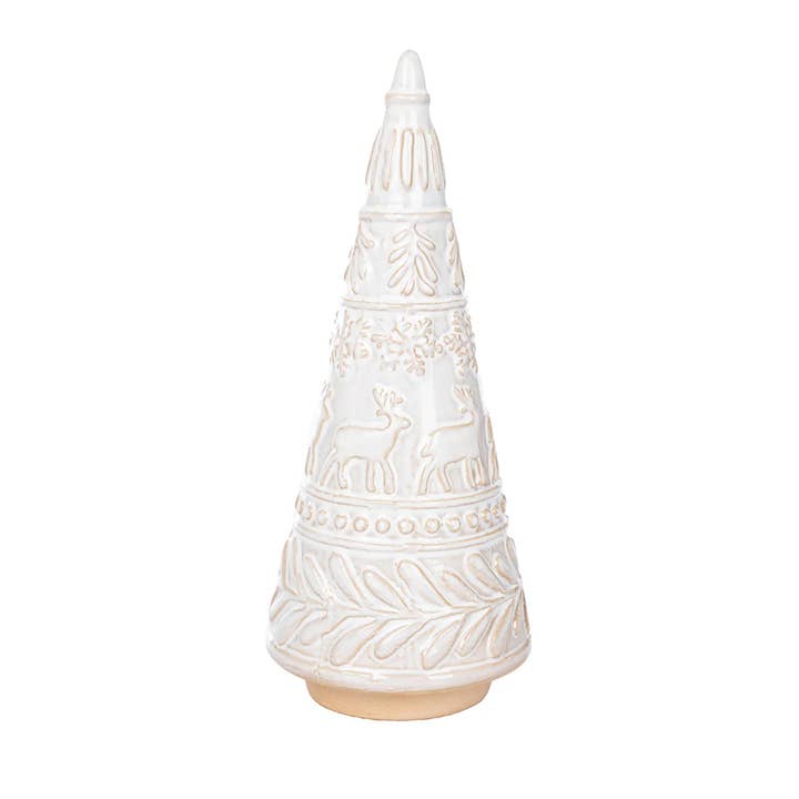 Figurine décorative de cerf embossé arbre de Noël pour la vente par C&F Home
