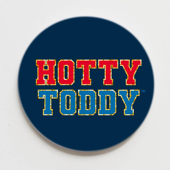 Good Vibez Collegiate - Wholesale Lapel Pin/Button - Ole Miss Hotty Toddy Varsity Button 0