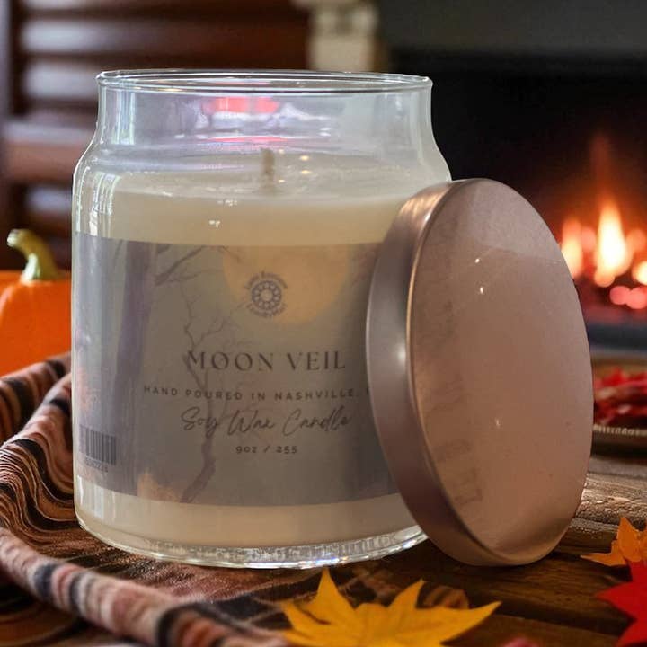 Moon Veil Soy Candle for wholesale by LumiByMari