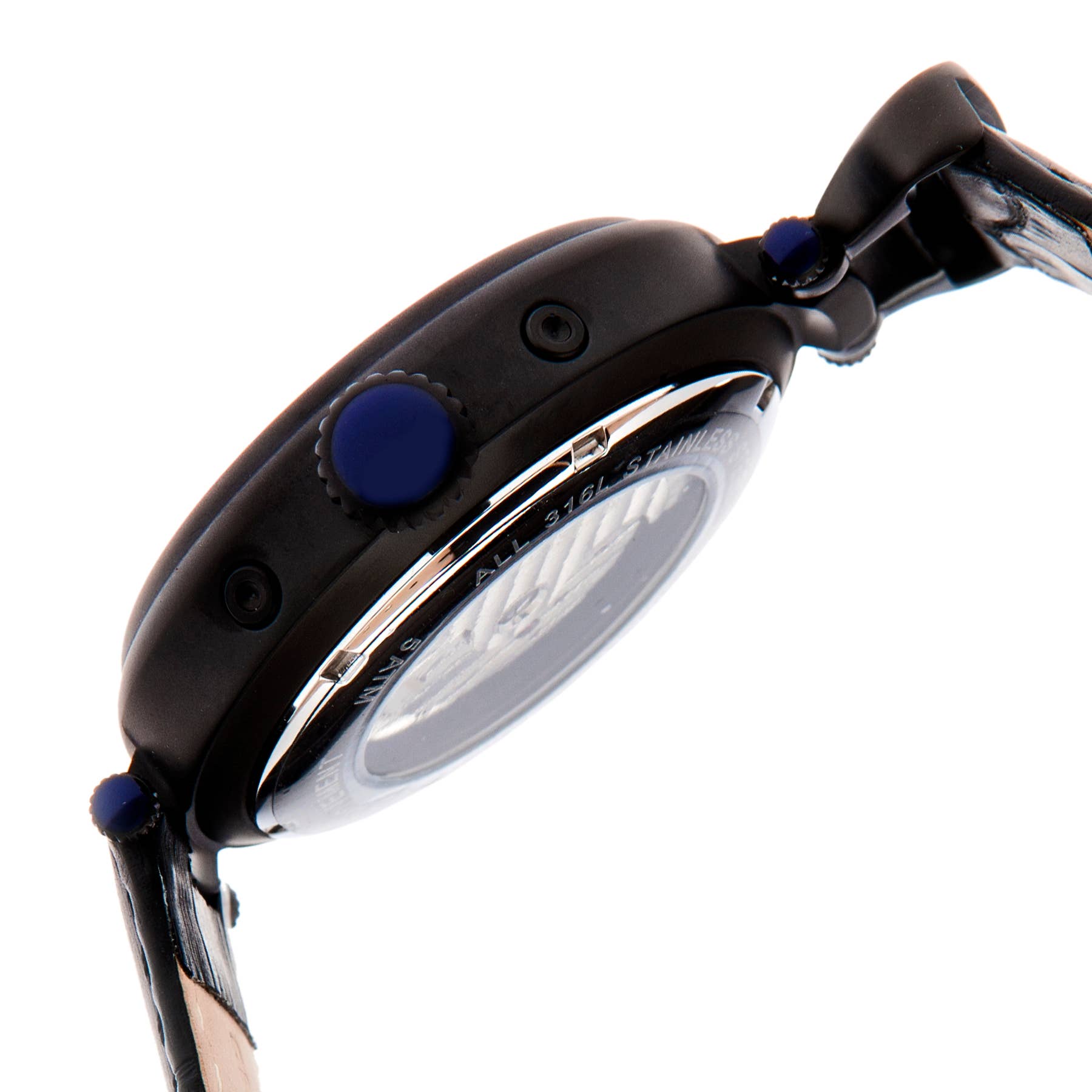 Heritor Automatic – wholesale Armbandsur - Herr – Heritor automatisk Ganzi Semi-skelett läder-Band Watch13