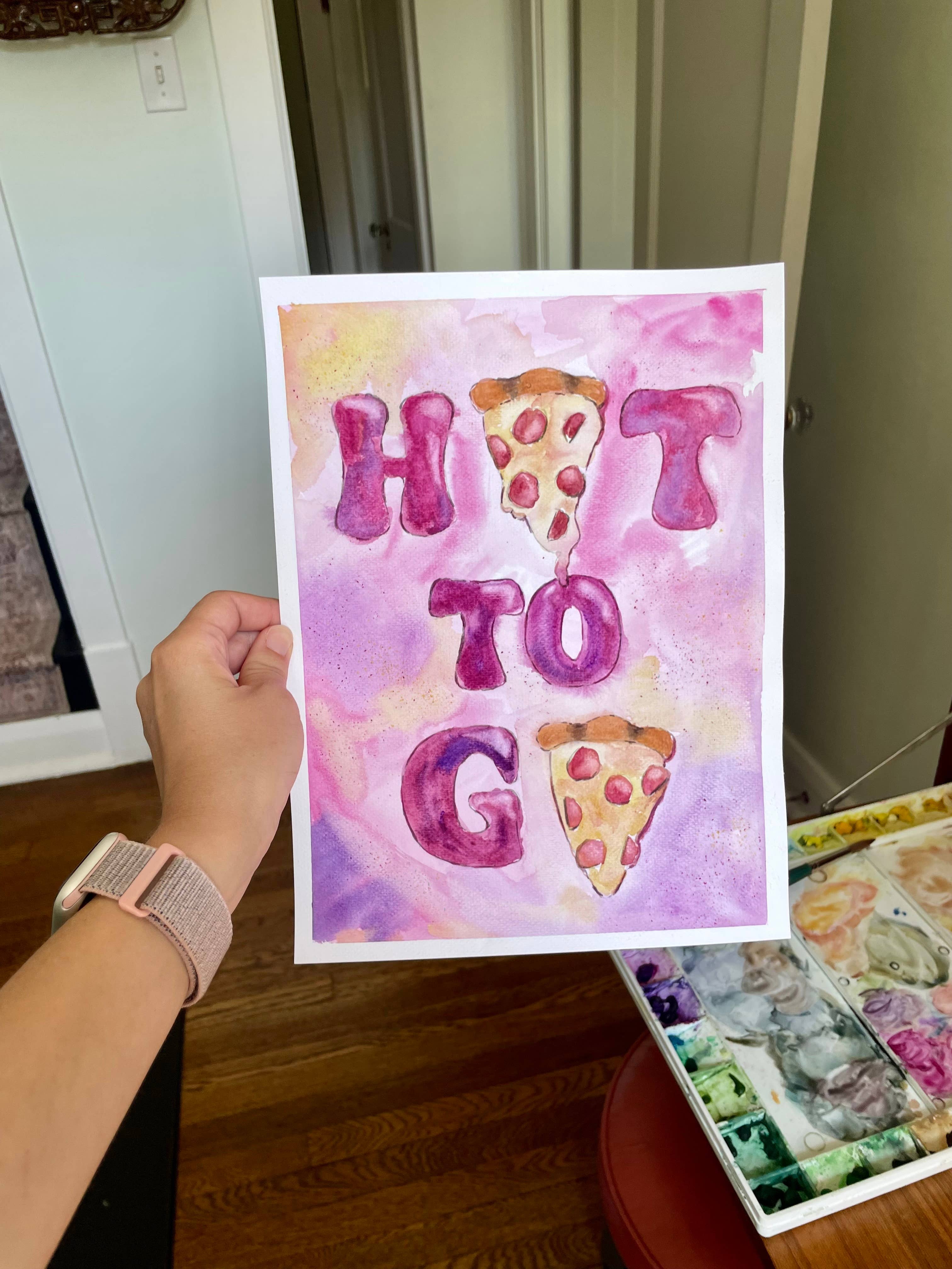 Jess Buckholtz Art - Wholesale Art Print - Hot to Go Art Print2