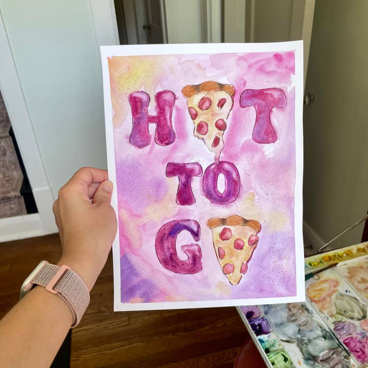 Jess Buckholtz Art - Wholesale Art Print - Hot to Go Art Print2