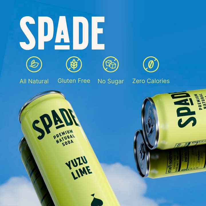 Spade - Wholesale Soda/Carbonated Drink - Spade Soda - Yuzu Lime Case of 12