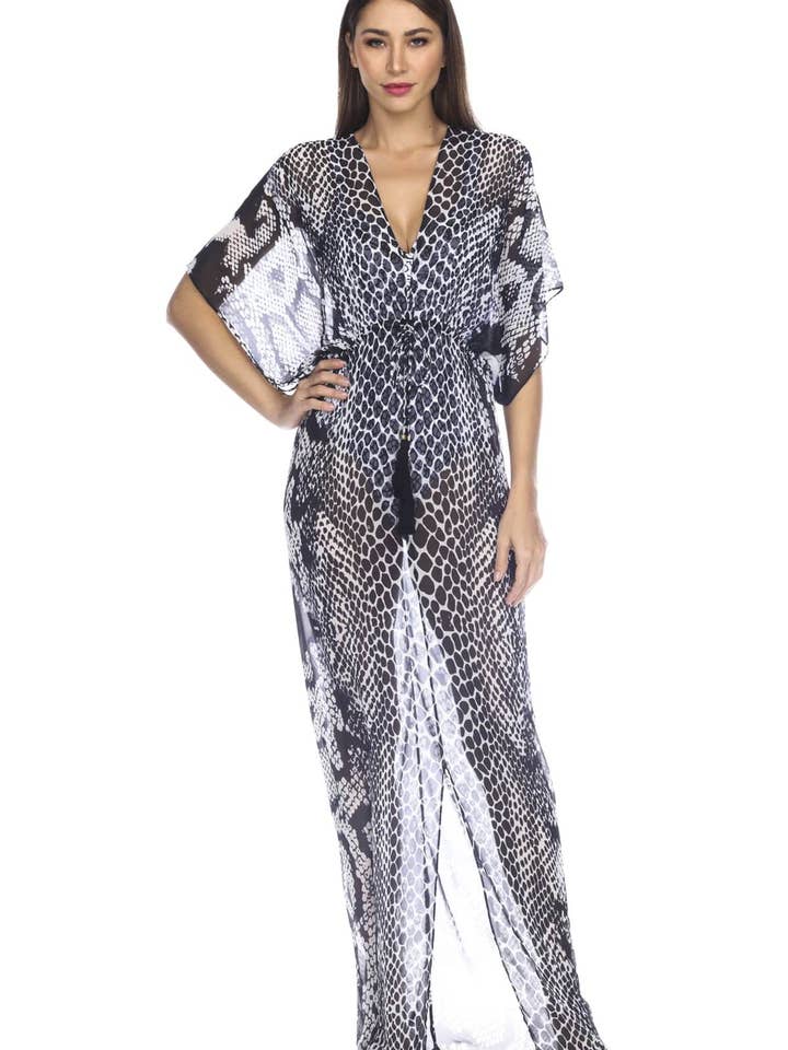 Maxi Robes for Pool Party or Cruise Trips - Beachwear Wholesaler for wholesale by La Moda Clothing