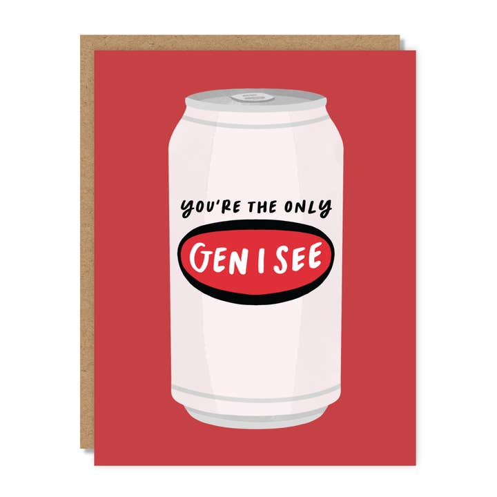 Carte de vœux « You're the Only Gen I See » pour la vente par Tiny Buffalo Designs Co.
