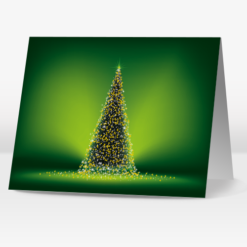 Kortspecialisten - Wholesale Christmas Card - Christmas tree - Green0