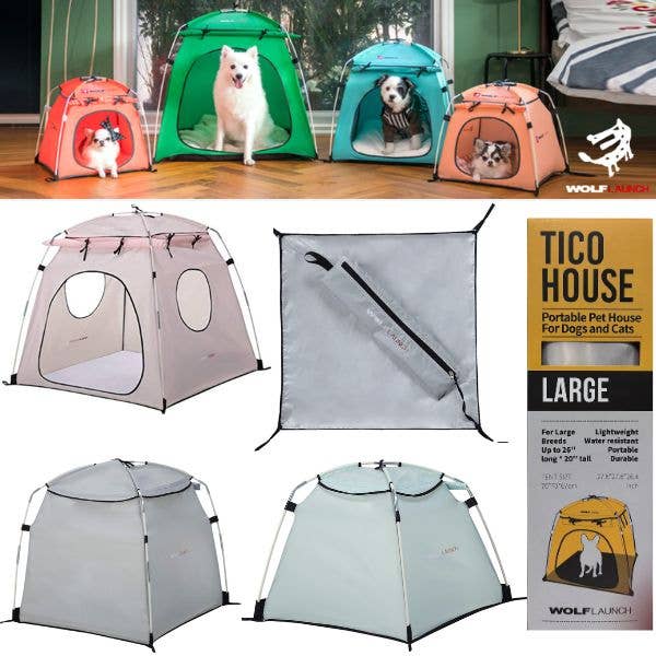 St. Louis Wholesale LLC - Wholesale Pet Outdoor Tent - Dog - Package Has Denting CTR Tico 27"x27"x26" House - Portable 0