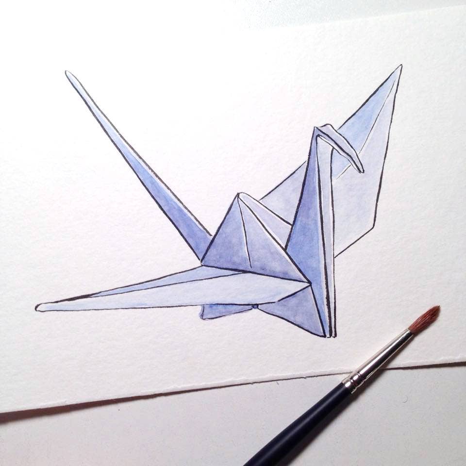 Gotamago - Wholesale Sympathy Card - Paper Crane Sympathy Card2