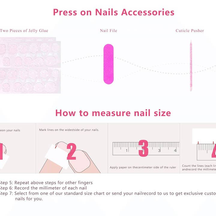 Laflare - Wholesale Press-On/Fake Nails - LOVFUL Gothic Romance Handmade Reusable Full Cover Press on Nails H3333