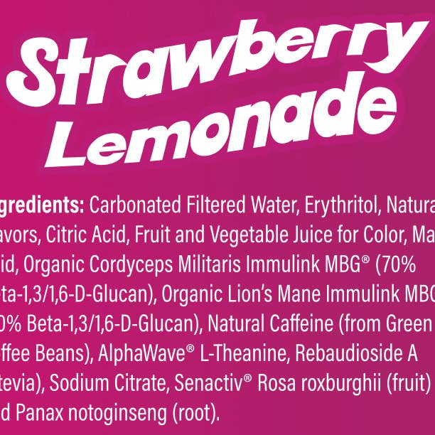 Melting Forest - Wholesale Sports/Energy Drink - Mushroom Energy Drink | Strawberry Lemonade | Adaptogen10