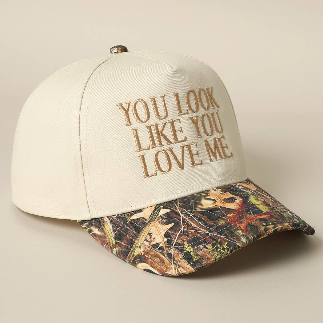 Fashion City – wholesale Truckerkeps – Unisex – Du ser ut som du älskar mig broderi camo trucker3