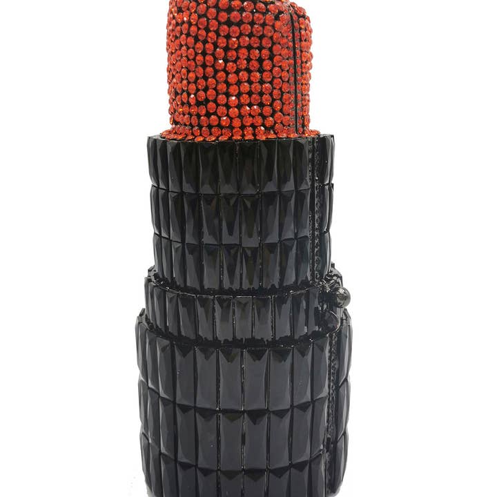 Ole - Wholesale Clutch bag – women's - Lipstick Rhinestone Evening Bag HB17272