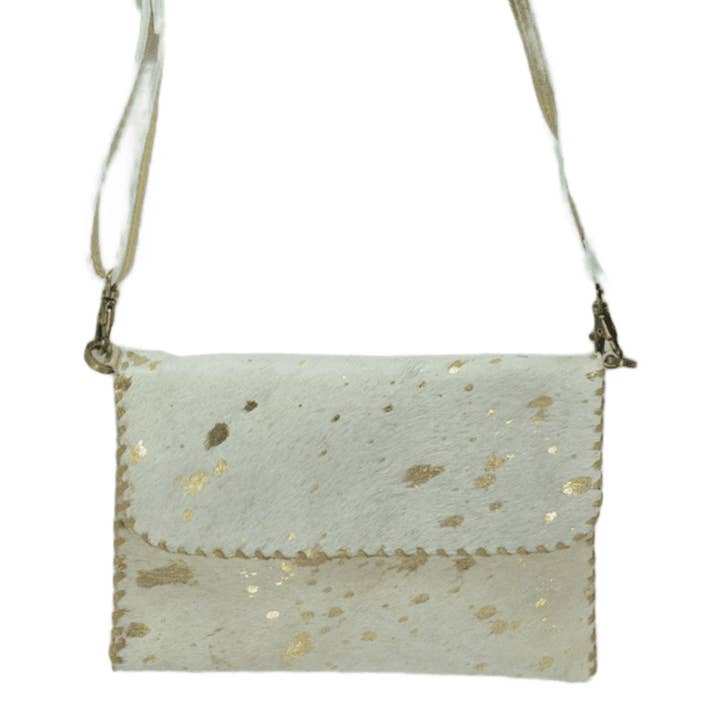 STUDIO CALEIDOSCOPE - Wholesale Crossbody Bag - Women's - Grace Crossbody Bag Cowhide Hairon Leather