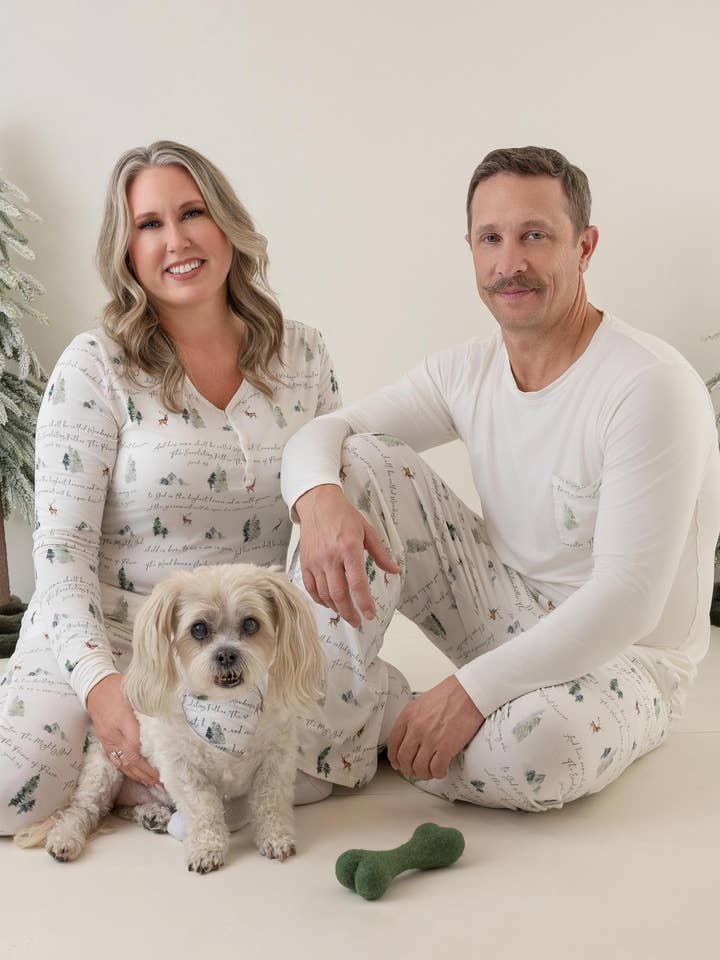 Pijamas de Natal para Adultos por atacado de OLIVE & CRADLE