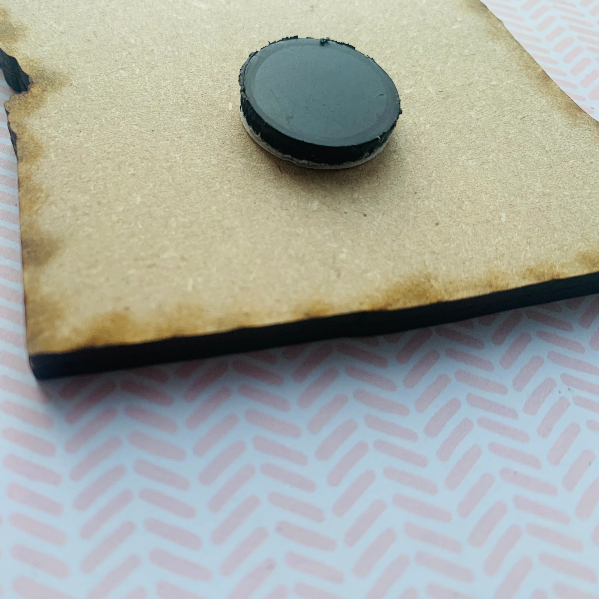 The HNB House – Engroshandel Magnet – Boho Rattan Basket Weave Laserskåret Træ Oregon State Magnet2