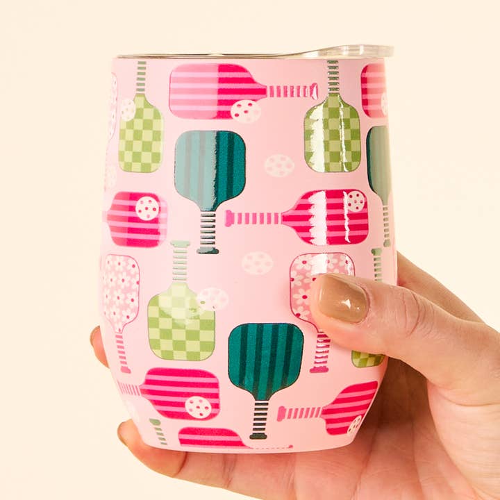 Wine Tumbler-Pickleball Party for wholesale by The Darling Effect