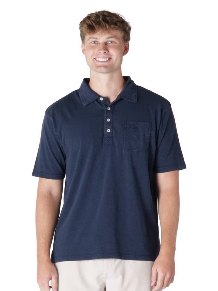 PP-0126-MN-POLO-SEA-NAVYBLZ for wholesale by simply southern