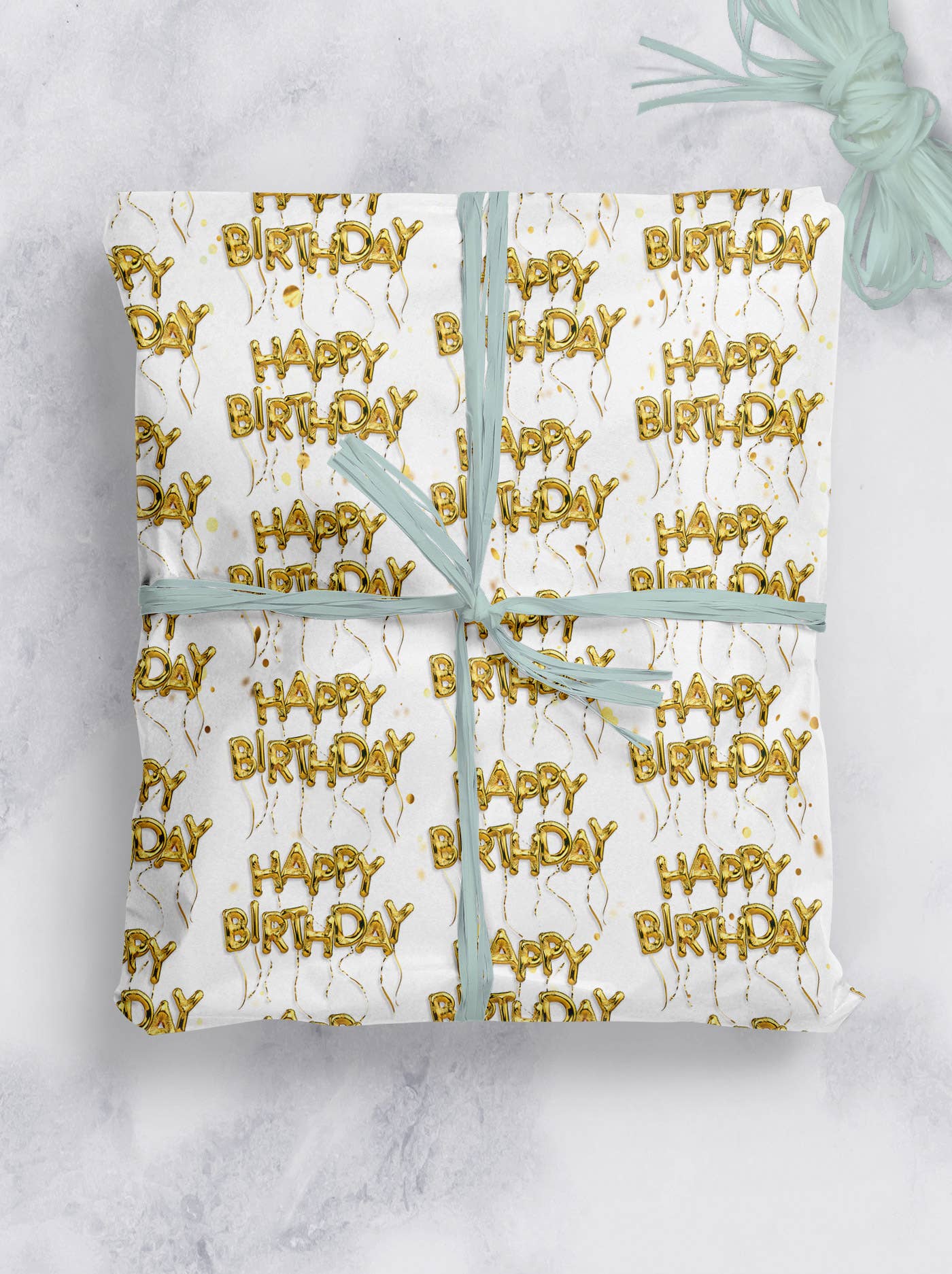 Brainbox Candy - Wholesale Flat Wrap - Lovely Gift Wrap Happy Birthday Blooney by Brainbox Candy3