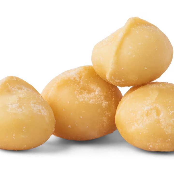 Dry Roasted No Salt Style 4 Macadamia Nuts 15lb for wholesale by Royal Wholesale