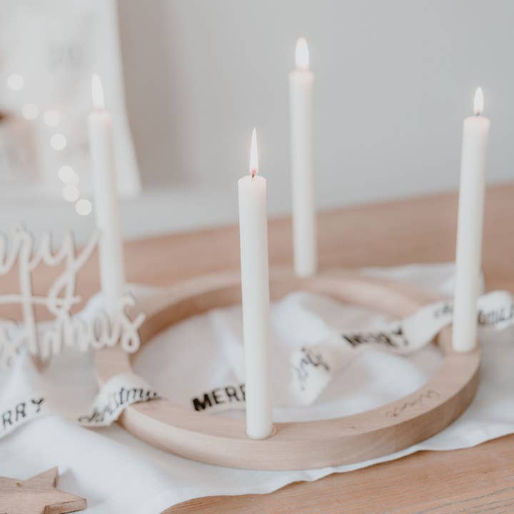 Oak advent wreath 36 cm (= 3 pcs) and other Purchase Wholesale advent candle wreath. Free Returns & Net 60 Terms on Faire trending on Faire.