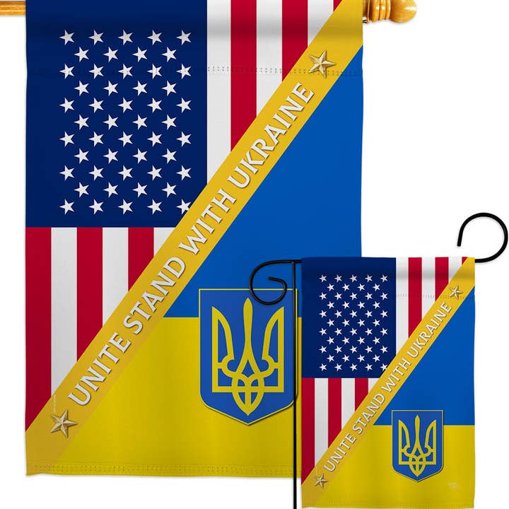 Two Group Flag Co – Engroshandel Flag – Flag os støtte Ukaine Venskab Ukraine Årsag Old Glory