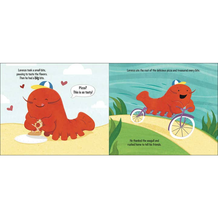 Simon & Schuster - Wholesale Preschool Book (3-5) - Lorenzo, the Pizza-Loving Lobster by Claire Lordon2