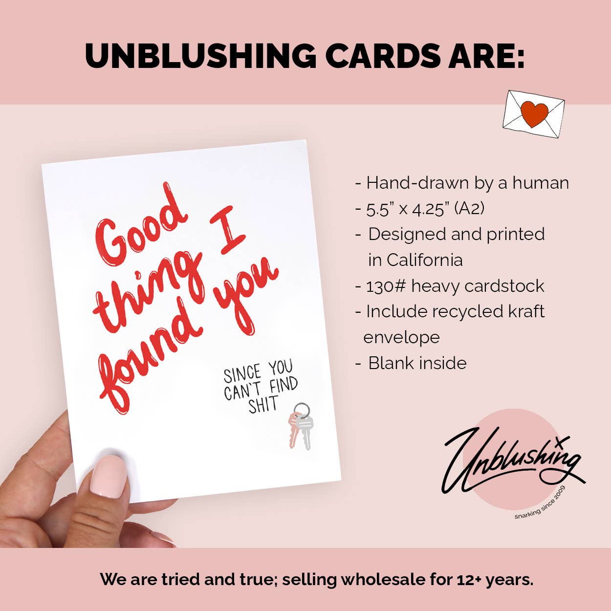 Unblushing – Engroshandel Fødselsdagskort – Sjov 1-års fødselsdagskort med kage til forældre1